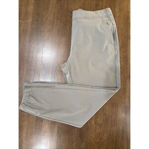 Member’s Mark Travel Jogger Pants L Grey Bisque NWT UPF 30 Stretch Moisture-Wick